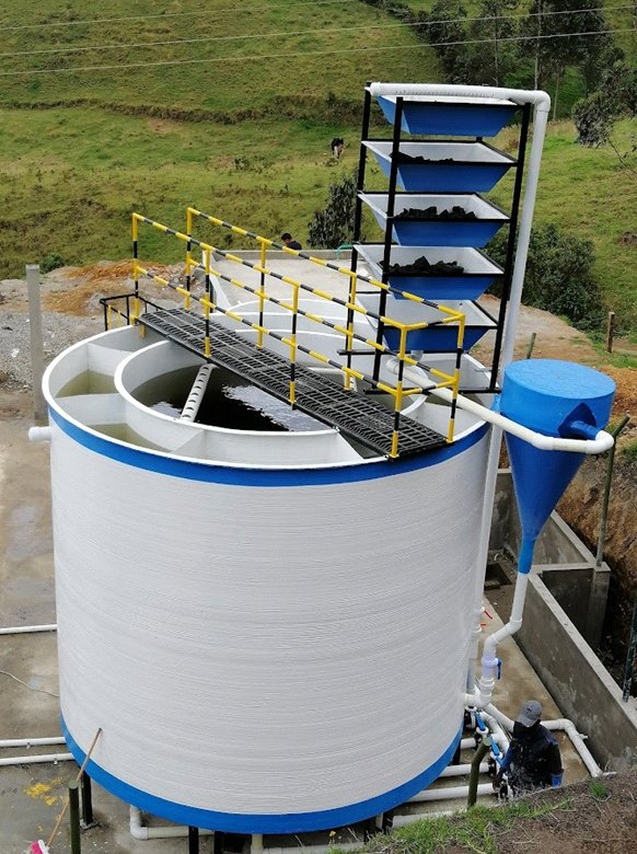Planta compacta para sistemas veredales